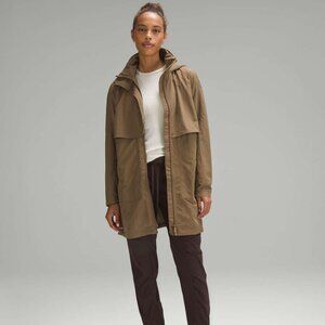 Lululemon Always Effortless hoodie Long Jacket Naturally Brown oversize size 6/8